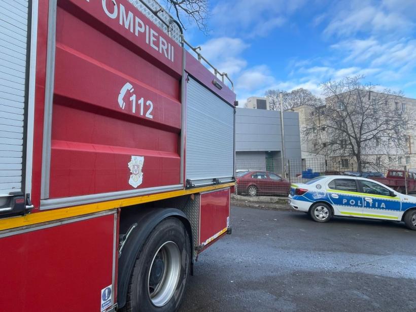 Alertă la Spitalul Județean Buzău! Mai multe autospecialele au fost trimise pentru o intervenție la incendiu