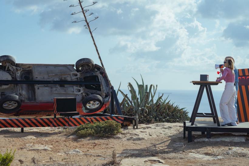 Băieții, panicați înainte de proba lor de la Power Couple - Calcule la rotisor! Emi Popescu: „Când am văzut că ne învârtim într-o mașină, am înțeles că va fi rău!” 18884151