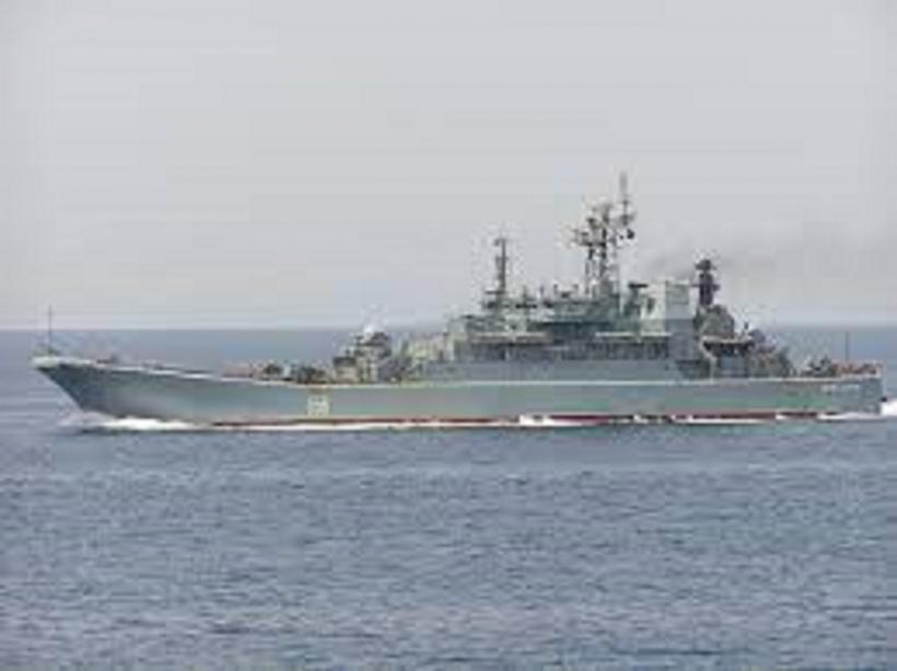 O navă de război a rușilor a fost distrusă în Marea Neagră