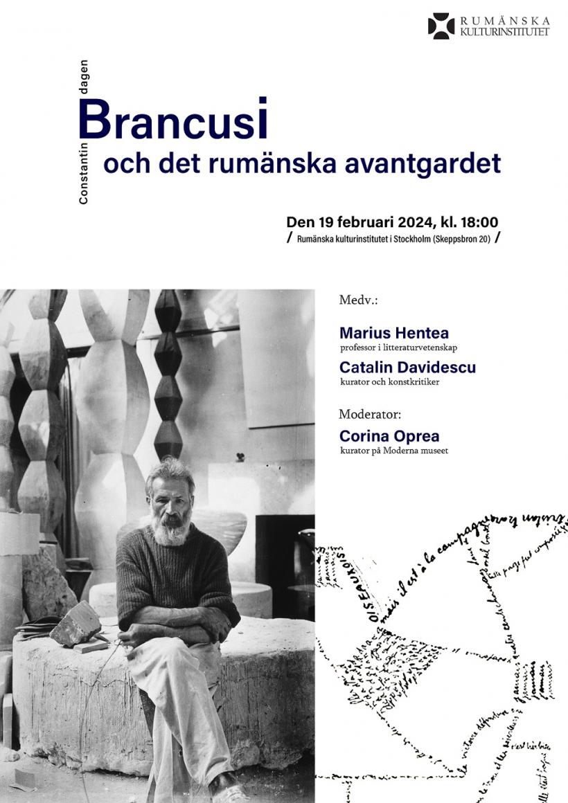 Ziua Brâncuși, sărbătorită la Stockholm prin dezbaterea „Brâncuși și avangarda românească” 18884330