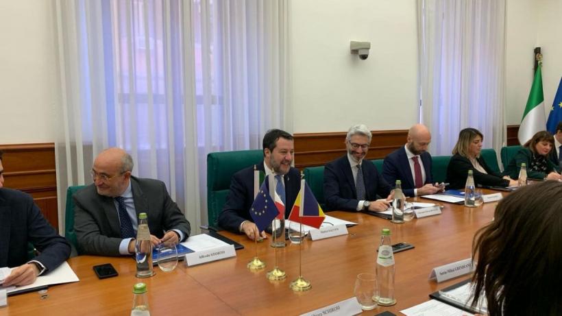 Sorin Grindeanu, întâlnire cu omologul italian, Matteo Salvini 18884760