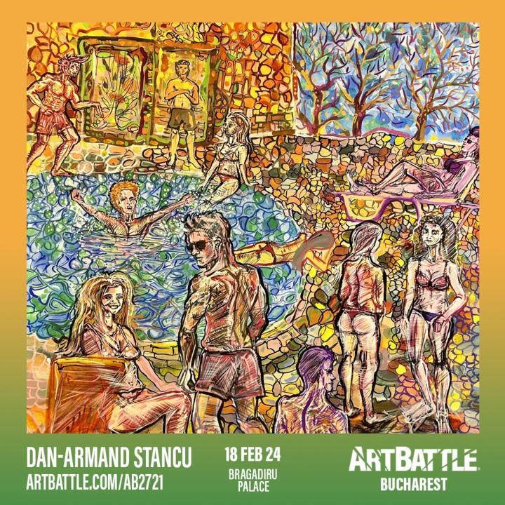 Art Battle Bucharest – competiție de pictură live și performance-uri artistice, pe 18 februarie la Palatul Bragadiru 18884861