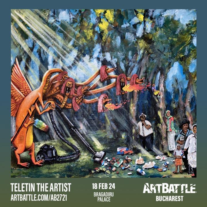 Art Battle Bucharest – competiție de pictură live și performance-uri artistice, pe 18 februarie la Palatul Bragadiru 18884870
