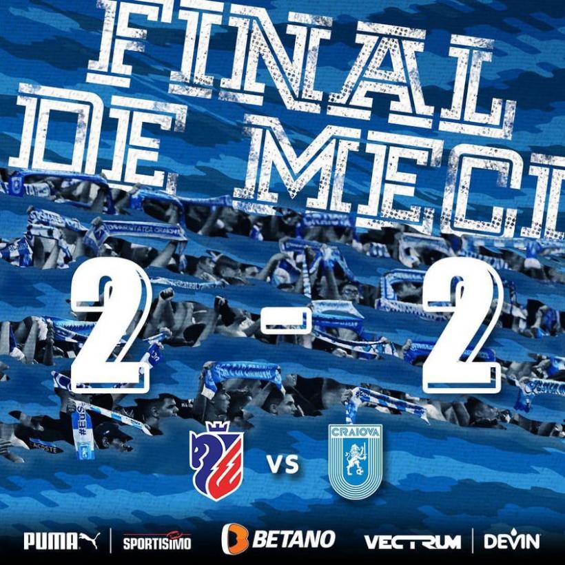 Koljic salvează un punct pentru Universitatea Craiova, în deplasarea de la FC Botoșani 18885282