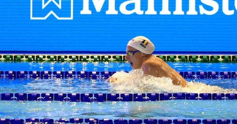 Noul record naţional reuşit de Robert Badea, la 400 m mixt, la Mondialele de la Doha 18885230