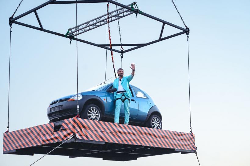 Diseară, la Power Couple România, fetele schimbă o roată la 30 de metri înălțime! Moment tensionat pentru una dintre perechi: Dani Oțil oprește proba unei concurente 18885430