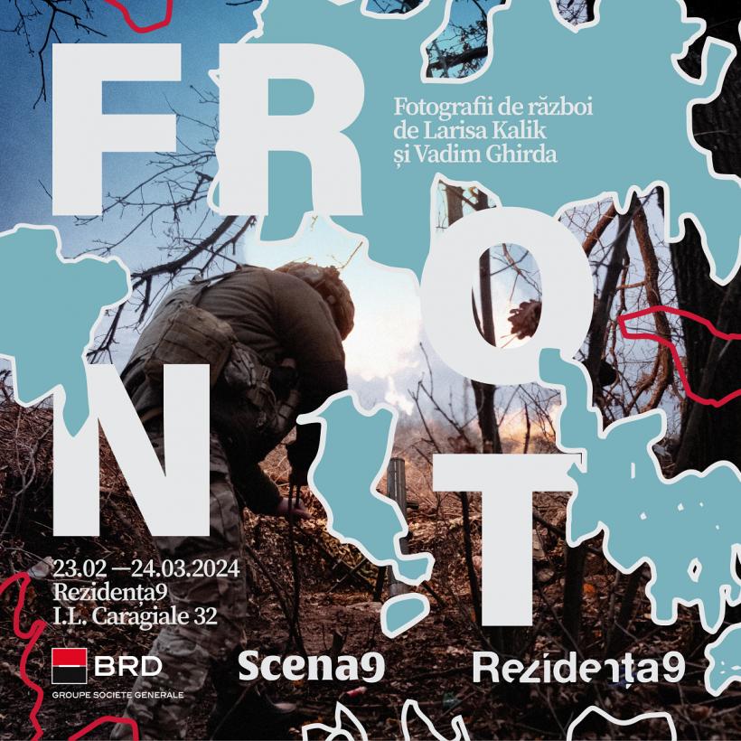 Se deschide expoziția de fotografie de război FRONT, cu Vadim Ghirda și Larisa Kalik, la Rezidența9 18885901