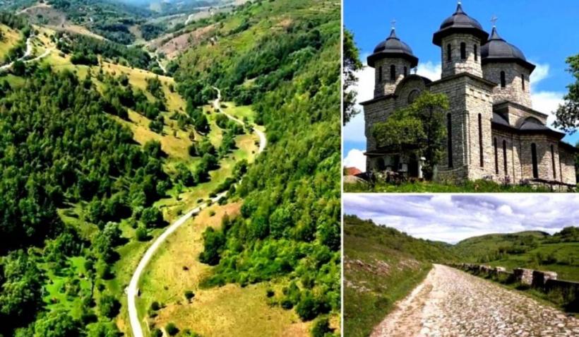 Drumul unic în lume, aflat într-o localitate din vestul României 18886087