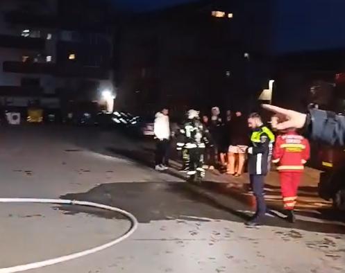 Incendiu la hotelul stadionului CSM Unirea din Alba Iulia. 15 sportivi, evacuați