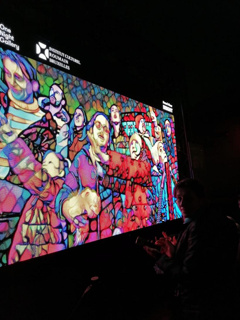 Lucrarea Neural Mirror de Alex Cioacă și One Night Gallery la Bright Festival Brussels – prima participare a ICR la Festivalul luminii din Bruxelles 18885801