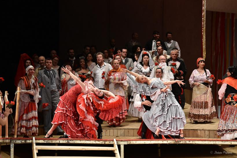 Tragica și pasionala poveste de dragoste din opera Carmen de Bizet, la Opera Națională București, de Mărțișor, în chiar prima zi de primăvară