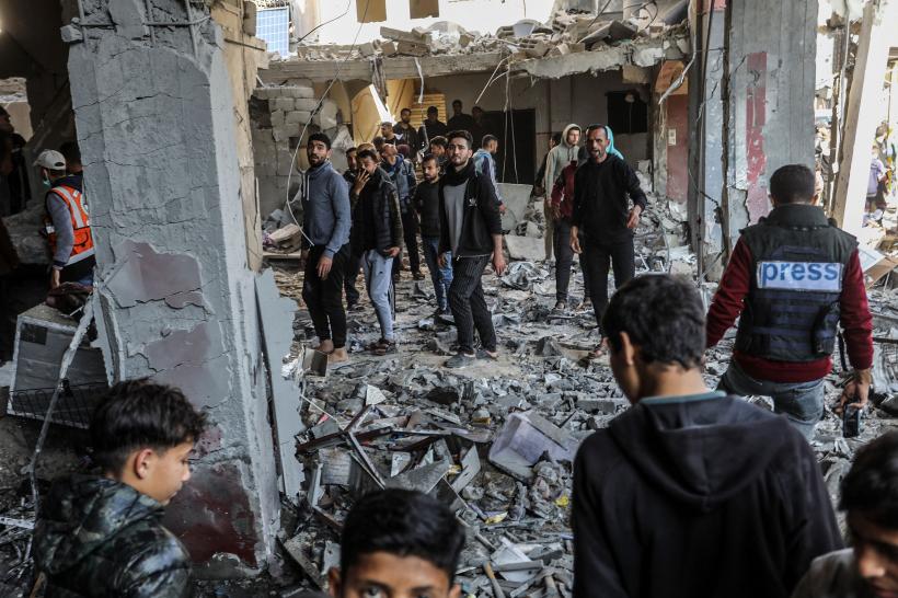 Armata israeliană a propus un plan de "evacuare" a civililor din Fâșia Gaza, pentru a invada Rafah 18886420