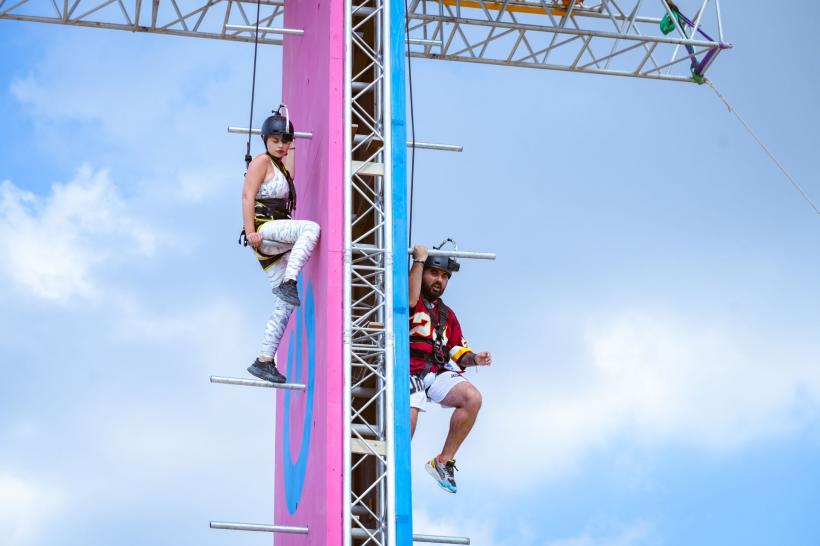 Lino Golden și Delia, propuși spre eliminare ieri seară, la Power Couple România. Probă spectaculoasă de escaladă, înainte de votul care decide cine părăsește concursul 18886915