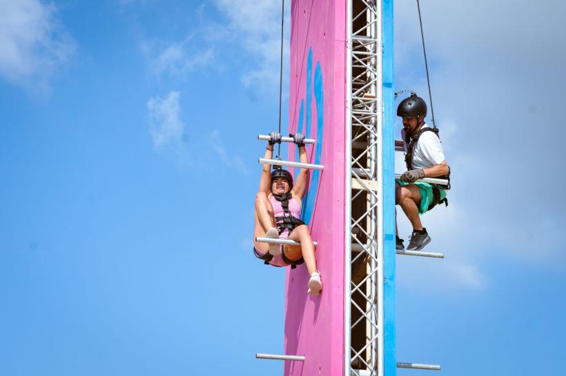 Lino Golden și Delia, propuși spre eliminare ieri seară, la Power Couple România. Probă spectaculoasă de escaladă, înainte de votul care decide cine părăsește concursul 18886916