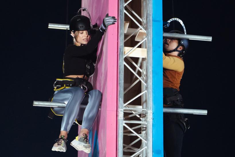 Lino Golden și Delia, propuși spre eliminare ieri seară, la Power Couple România. Probă spectaculoasă de escaladă, înainte de votul care decide cine părăsește concursul 18886921