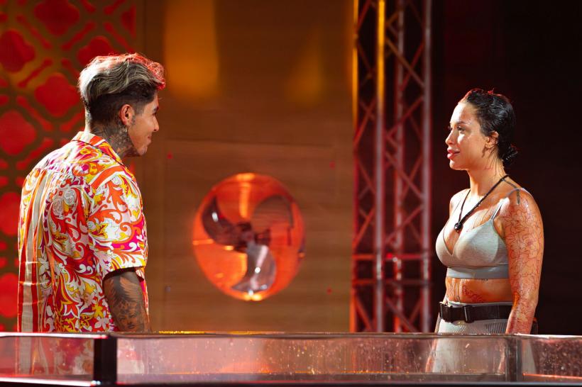 Lino Golden și Delia, propuși spre eliminare ieri seară, la Power Couple România. Probă spectaculoasă de escaladă, înainte de votul care decide cine părăsește concursul 18886925