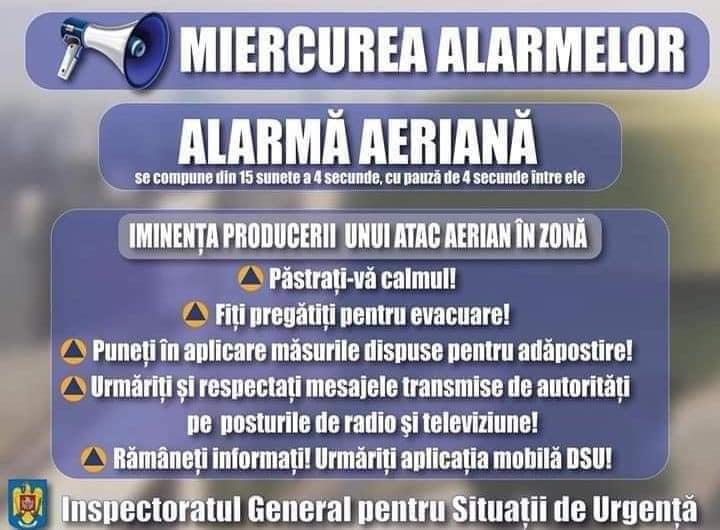 Sirenele vor suna în România! Astăzi are loc un exercițiu de alarmare publică în toate județele 18886847