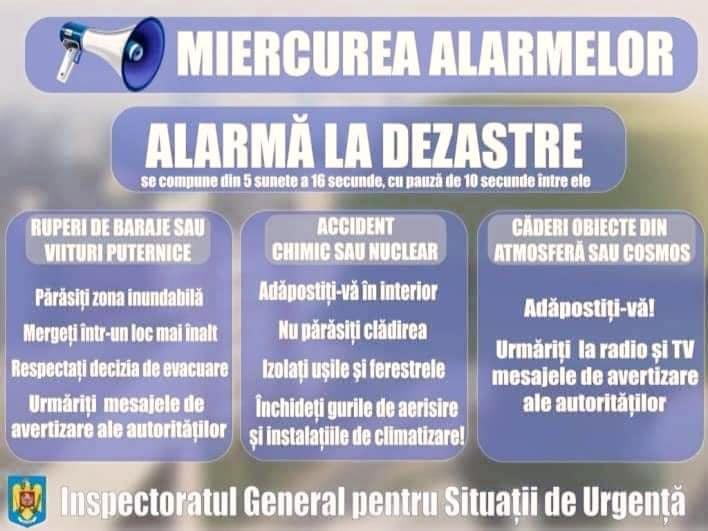 Sirenele vor suna în România! Astăzi are loc un exercițiu de alarmare publică în toate județele 18886849