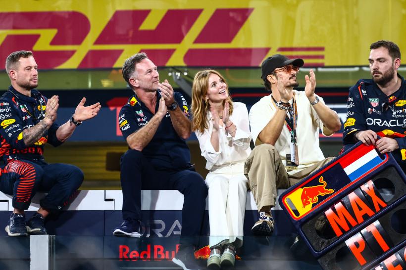 F1: Christian Horner, de mână cu soția, celebra Spice Girl Geri Halliwell,  după ce a scăpat de acuzațiile de comportament inadecvat față de o angajată 18887504
