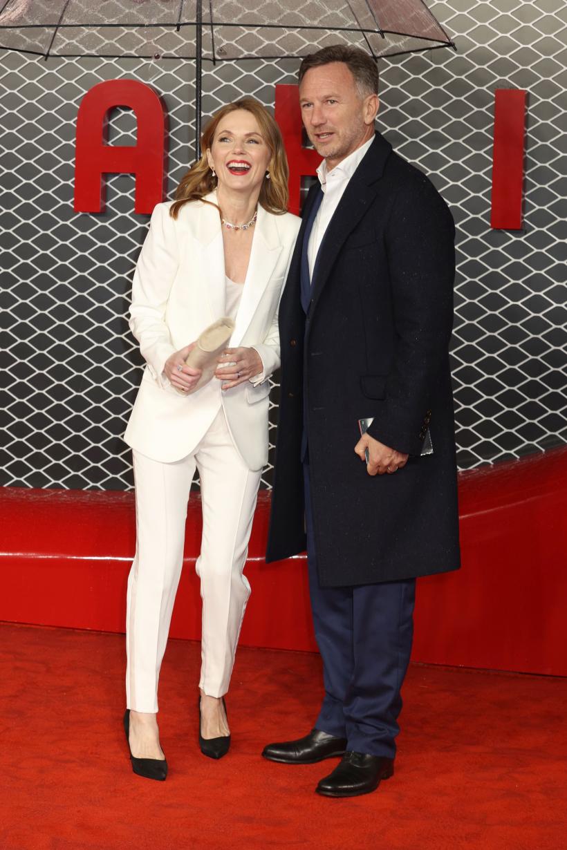 F1: Christian Horner, de mână cu soția, celebra Spice Girl Geri Halliwell,  după ce a scăpat de acuzațiile de comportament inadecvat față de o angajată 18887505