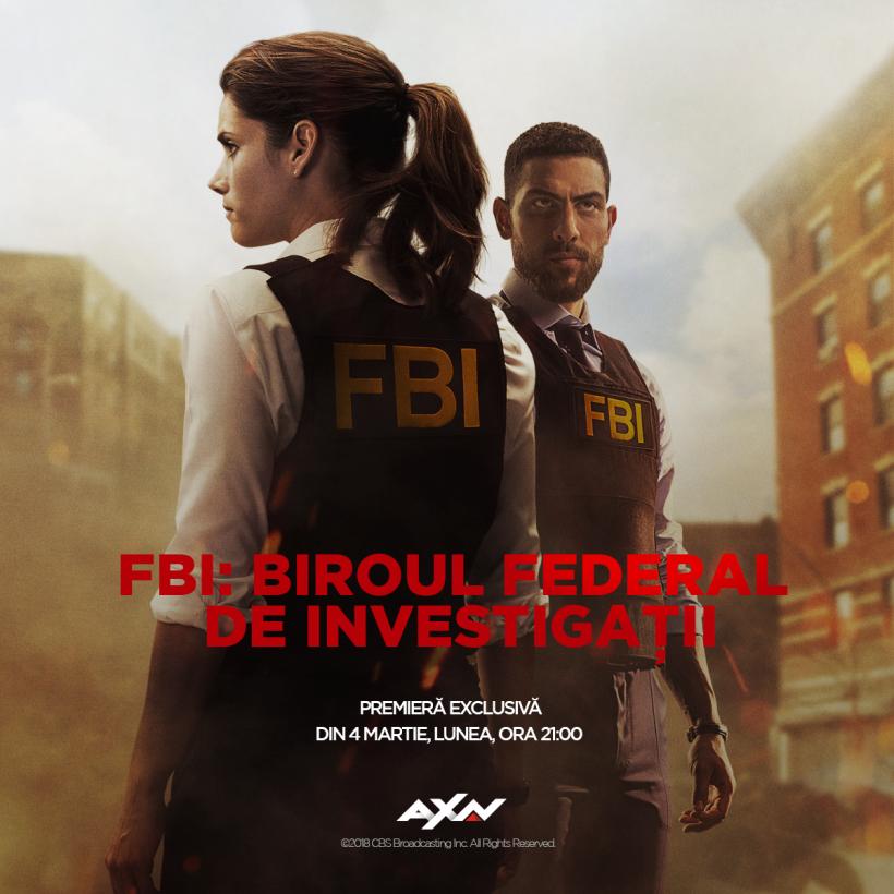 FBI - unul dintre cele mai populare seriale de tip procedural dramă din lume, premieră pe AXN România