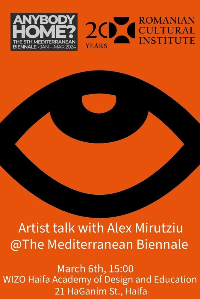 Alex Mirutziu și Ciprian Mureșan la Bienala Mediteranei din Haifa