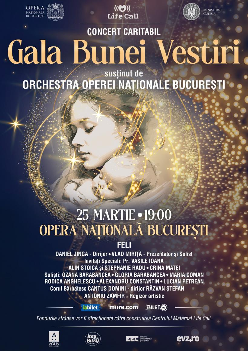 Gala Bunei Vestiri, de la Opera Națională București susține construirea Centrului Maternal Life Call pentru femei însărcinate aflate în nevoie