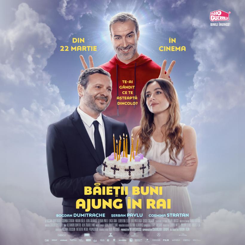 În curând la cinema, Dumnezeu și Sfântul Petru - prieteni buni într-un film românesc distribuit de Forum Film: „Băieții buni ajung în Rai”
