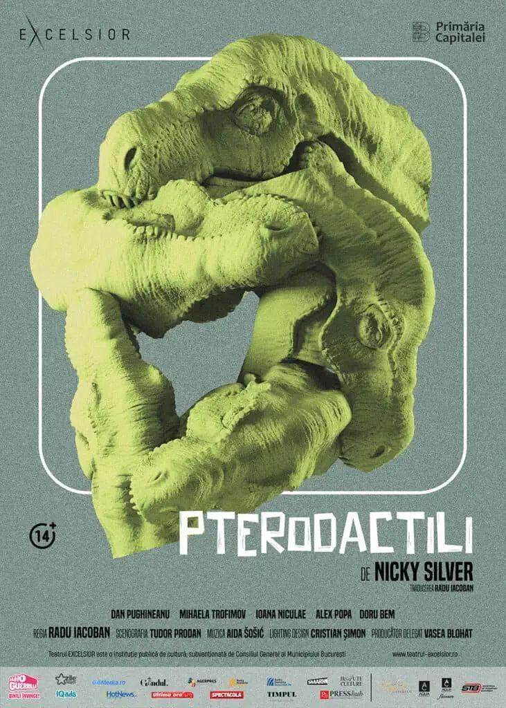 PTERODACTILI, o producție în regia lui Radu Iacoban, și (R)Evoluție. Ghid de supraviețuire în Secolul XXI, în regia lui Radu Nica, la Teatrul EXCELSIOR