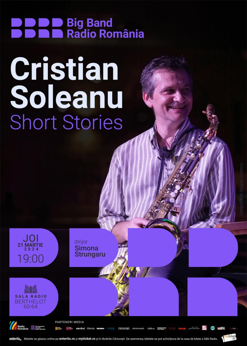 „SHORT STORIES”:  seară de jazz cu saxofonistul Cristian Soleanu și Big Band-ul Radio 18889865