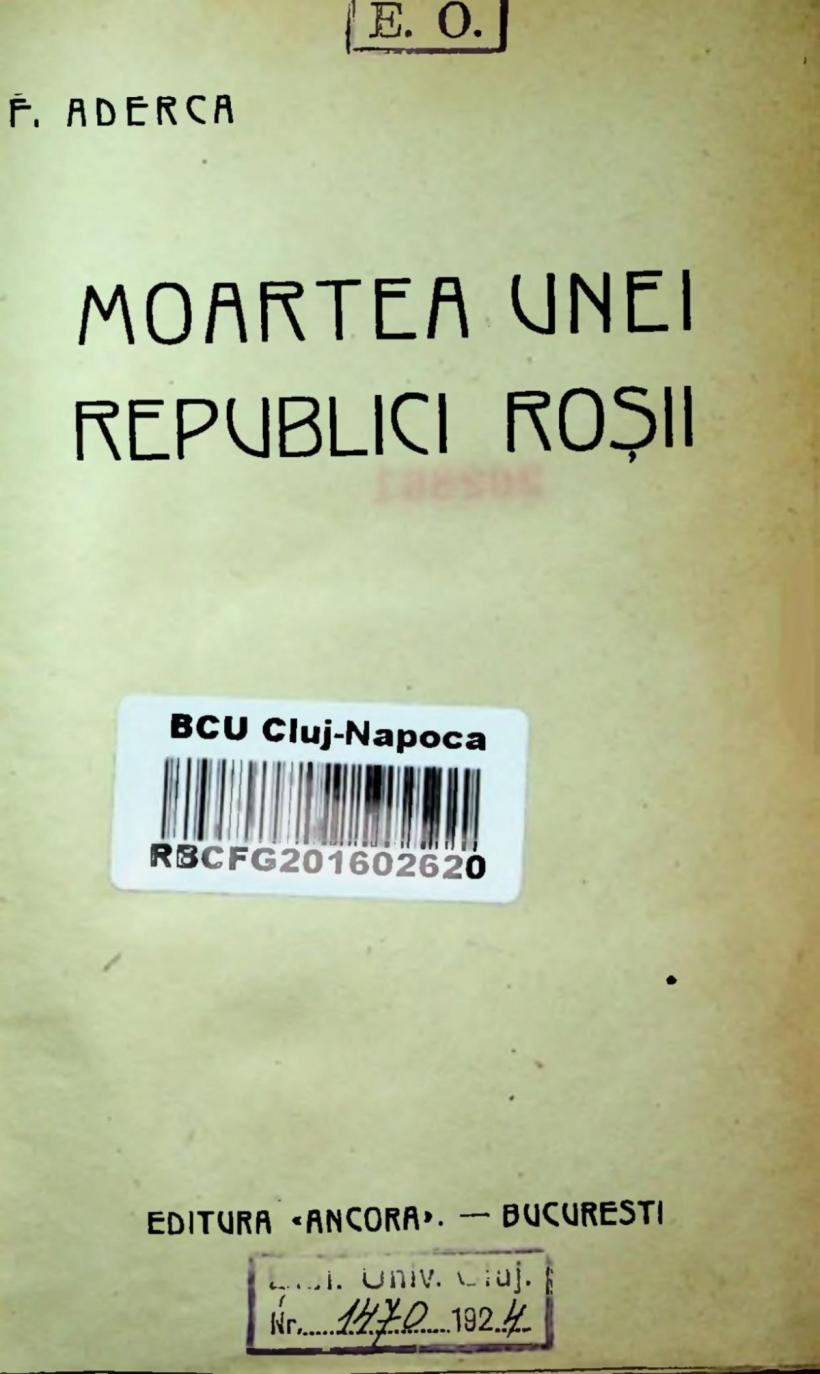 Un scriitor (evreu) uitat pe nedrept: Felix Aderca, sburătorul modernismului românesc 18889967