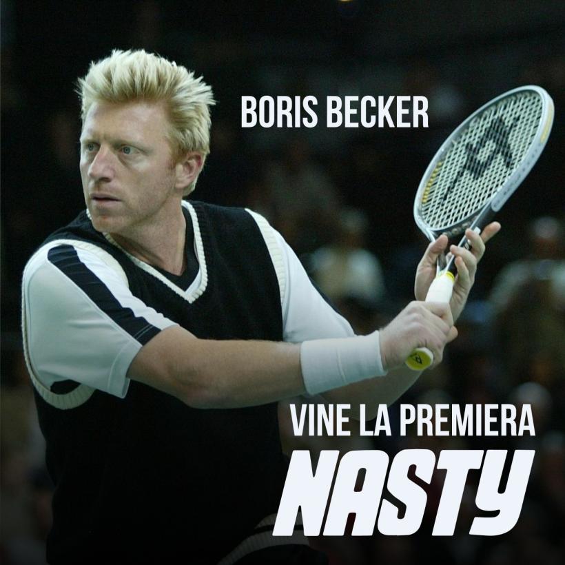 Boris Becker vine la București pentru premiera documentarului NASTY 18890218