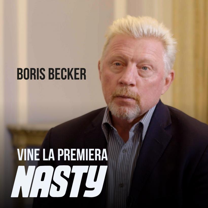 Boris Becker vine la București pentru premiera documentarului NASTY 18890219