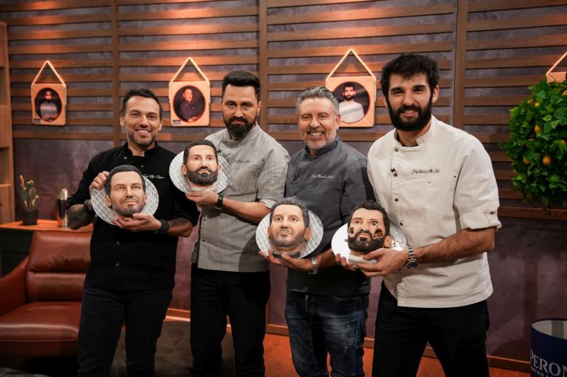 Chef Richard Abou Zaki, primul jurat care a dat cuțitul de aur în noul sezon Chefi la cuțite. Chef Orlando Zaharia, învingător în lupta pentru amuleta de aseară 18890606