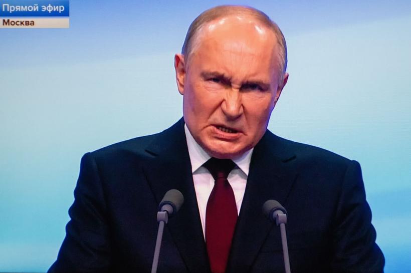 Putin se ia de Ucraina, în prima sa reacție după masacrul de la Moscova