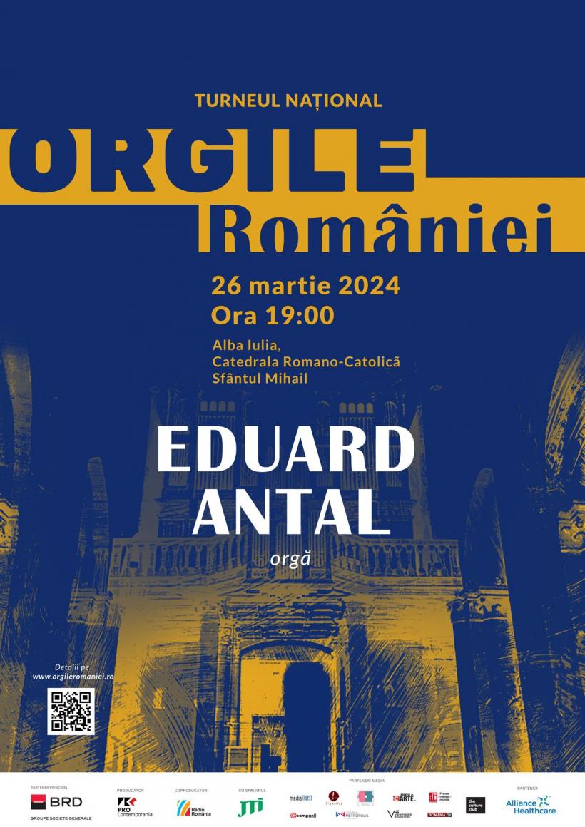Eduard Antal în recital la Catedrala Romano-Catolică din Alba Iulia, pe 26 martie, în turneul Orgile României 18891159