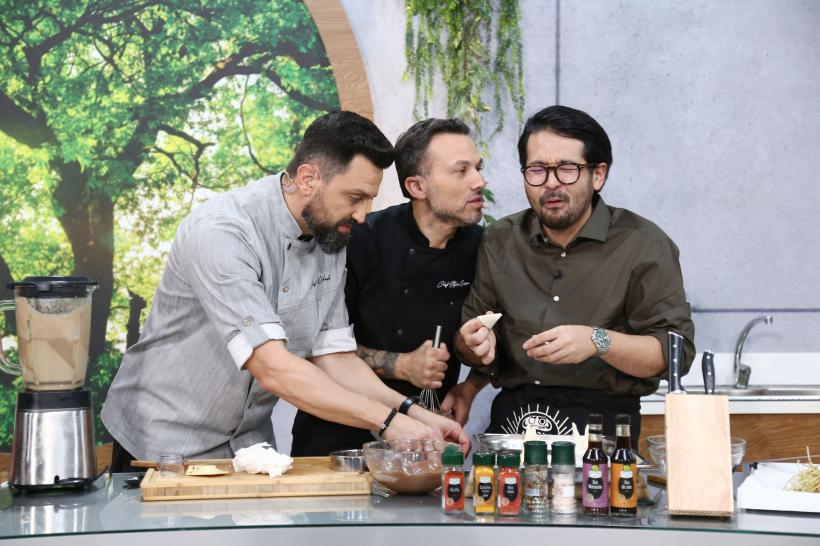 Provocarea celei de-a patra amulete, la Chefi la cuțite: jurații gătesc cu 13 ingrediente. Chef Richard: ”Voi face una dintre cele mai complicate rețete cu care am lucrat” 18891148
