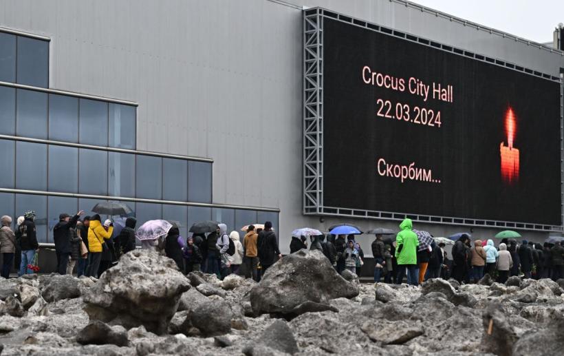 4 suspecți au fost reținuți după masacrul din Rusia, în care au murit 133 de persoane 18891085