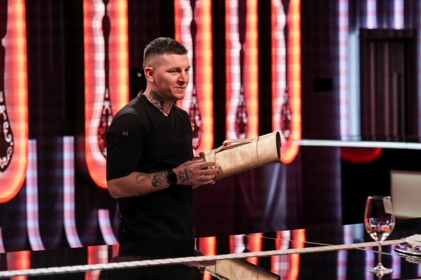 Chef Richard Abou Zaki a câștigat a doua amuletă a sezonului,  ieri seară, la Chefi la cuțite 18891663