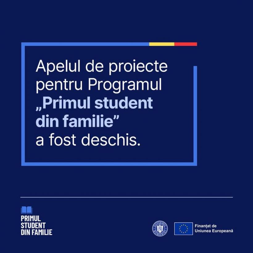 MIPE și Ministerul Educației lansează programul „Primul student din familie”