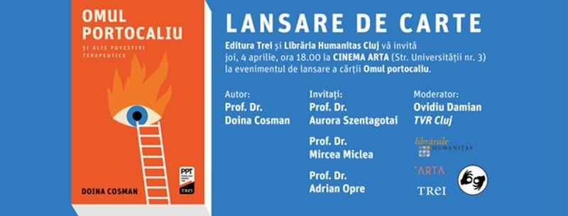 Omul portocaliu – lansare de carte la Editura TREI