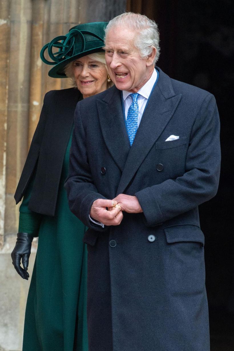Regele Charles al III-lea a asistat la slujba de Paşte oficiată în capela Saint-George din Windsor 18892152