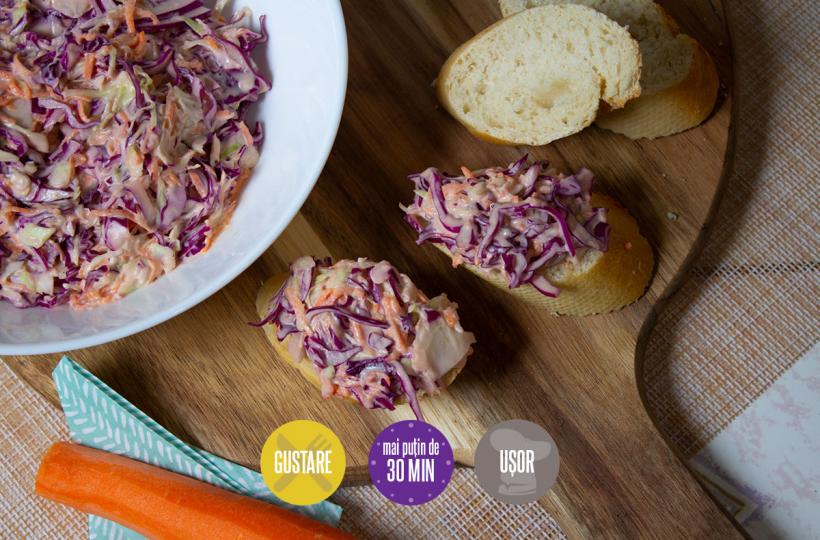 Salată coleslaw, rețeta coloniștilor olandezi de care America s-a îndrăgostit