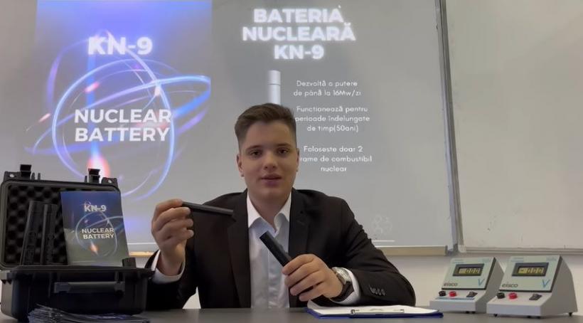 Vladimir Vîrzob revoluționează, la doar 15 ani, sectorul energetic al țării. „Micul Einstein” se înscrie în campania națională a Fundației Dan Voiculescu pentru Dezvoltarea României