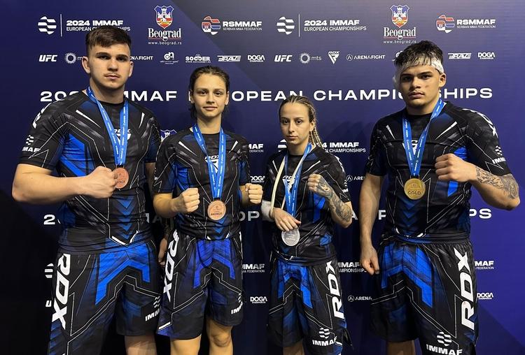 Aur, argint și bronz pentru România la Campionatele Europene de MMA