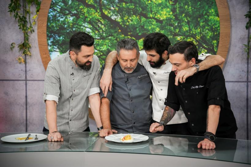 Chef Ștefan Popescu a câștigat amuleta în ediția de ieri Chefi la cuțite, iar Chef Orlando Zaharia a încheiat cu cel mai mare punctaj întrecerile pentru amulete ale sezonului 18893805