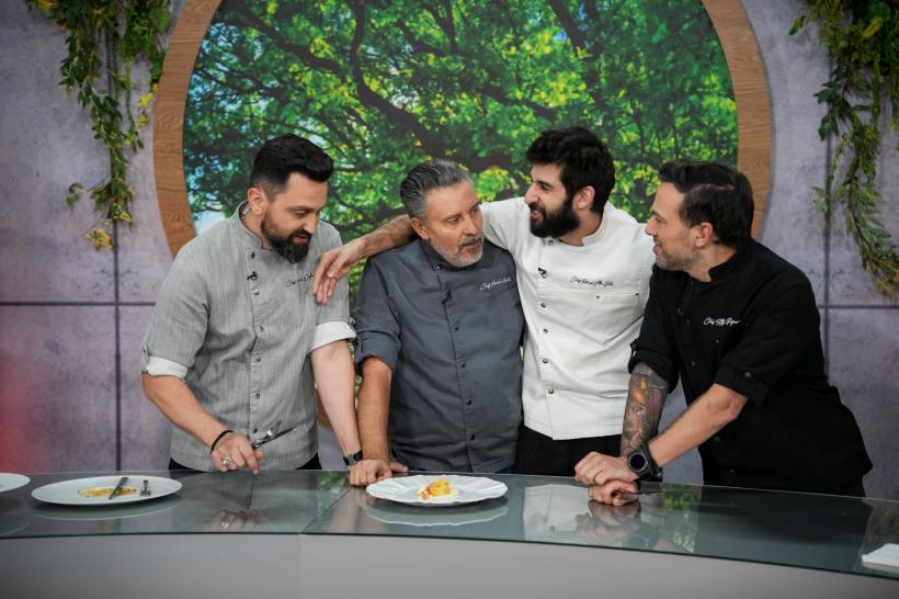 Chef Ștefan Popescu a câștigat amuleta în ediția de ieri Chefi la cuțite, iar Chef Orlando Zaharia a încheiat cu cel mai mare punctaj întrecerile pentru amulete ale sezonului 18893807