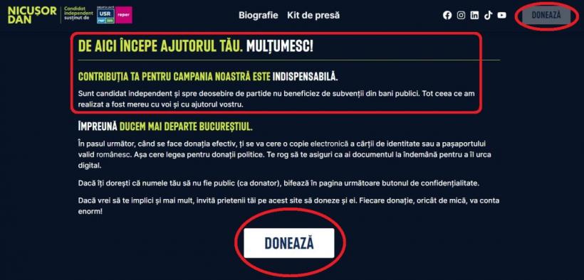 Nicușor Dan, milionar din donații. Din 2016, a primit „cadou” 1.027.300 de lei. În 2024, vrea să dubleze suma 18894235