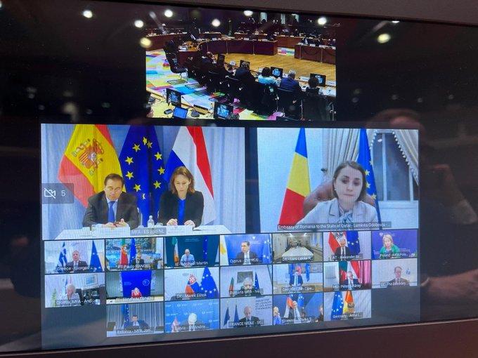 Luminița Odobescu, la reuniunea extraordinară a miniștrilor de externe din UE, pe tema situației din Orientul Mijlociu