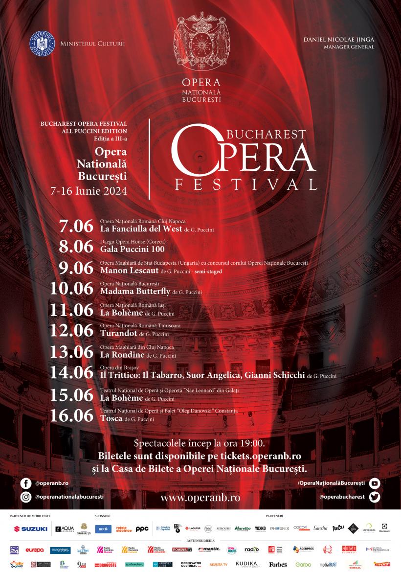 Abonamente early-bird la Bucharest Opera Festival - All Puccini Edition
